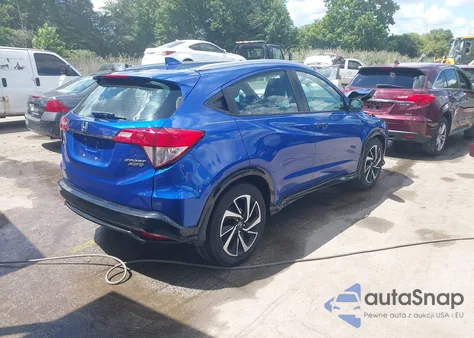 2019 Honda Hr-V Sport из США, поврежденный, VIN 3CZRU6H12KG711056